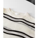 透かし編み ニットトップス ボーダー夏服 | Miniministore | 詳細画像20 