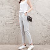 綿麻パンツ ストレートパンツ レディース | Miniministore | 詳細画像11