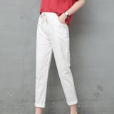 綿麻パンツ ストレートパンツ レディース | Miniministore | 詳細画像9