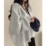 パーカー フード付きVネックプルオーバー | Miniministore | 詳細画像10 