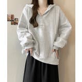 パーカー フード付きVネックプルオーバー | Miniministore | 詳細画像12 