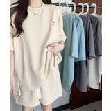 ワンポイントロゴTシャツセットアップ夏服 | Miniministore | 詳細画像1 
