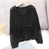 ニットパーカー 長袖 サマーカーディガン | Miniministore | 詳細画像17 