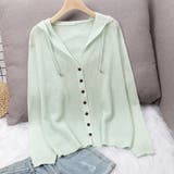 ニットパーカー 長袖 サマーカーディガン | Miniministore | 詳細画像20 