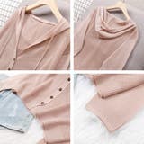 ニットパーカー 長袖 サマーカーディガン | Miniministore | 詳細画像3 