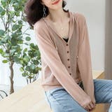 ニットパーカー 長袖 サマーカーディガン | Miniministore | 詳細画像8 