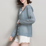 ニットパーカー 長袖 サマーカーディガン | Miniministore | 詳細画像9 