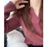 スキッパーニット韓国風リブニットトップス | Miniministore | 詳細画像16 