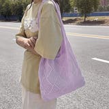 韓国ニットバッグ 編み込み トートバッグ | Miniministore | 詳細画像11