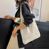韓国ニットバッグ 編み込み トートバッグ | Miniministore | 詳細画像7