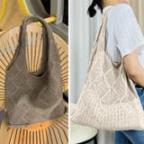 韓国ニットバッグ 編み込み トートバッグ | Miniministore | 詳細画像8