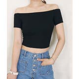 ブラック | カットソー へそ出し トップス | Miniministore
