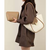 アイボリー | トートバッグ ポーチ付き PUレザー鞄 | Miniministore