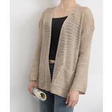 ダークベージュ | カーディガン メッシュトップス 薄手羽織 | Miniministore