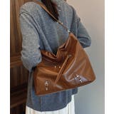 ブラウン | トートバッグ PUレザー 大容量かばん | Miniministore