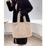ベージュ | トートバッグ 秋冬 ファーバッグ 大容量 | SUNSHINE CLOSET