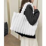 ホワイト | トートバッグ 秋冬 ファーバッグ 大容量 | SUNSHINE CLOSET