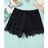 ブラック | ペチコート レース ペチパンツ 透け防止 | SUNSHINE CLOSET