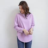 ラベンダー | tシャツ スリット カットソー | Miniministore