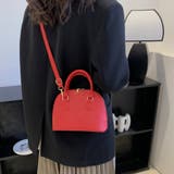 レッド | ショルダーバッグ PUレザー ミニ 軽量 | ANGELCLOSET