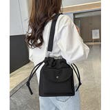 ブラック | ショルダーバッグ 2wayバケットバッグ | ANGELCLOSET