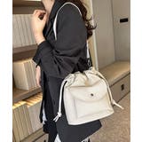 アイボリー | ショルダーバッグ 2wayバケットバッグ | ANGELCLOSET