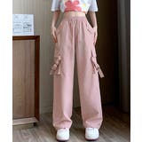 ピンク | カーゴパンツ レディース ワイドパンツ | ANGELCLOSET