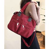 ワインレッド | トートバッグ A4バッグ ナイロンバッグ | ANGELCLOSET