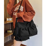 ブラック | ショルダーバッグ 大容量 ユニセックス鞄 | Miniministore