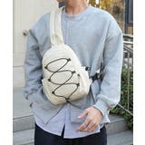 アイボリー | ボディバッグ ユニセックスウエストポーチ | Miniministore