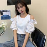 サマーニット 肩出し フリル | Miniministore | 詳細画像3