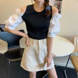 サマーニット 肩出し フリル | Miniministore | 詳細画像7