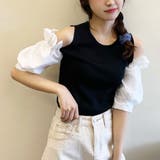 サマーニット 肩出し フリル | Miniministore | 詳細画像9