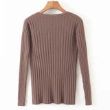 ニットトップス Vネック 長袖 | Miniministore | 詳細画像13