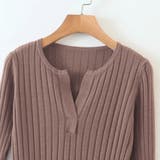 ニットトップス Vネック 長袖 | Miniministore | 詳細画像14