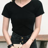 サマーニット Vネック カットソートップス | Miniministore | 詳細画像6