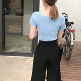 サマーニット Vネック カットソートップス | Miniministore | 詳細画像8