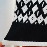 ニットベスト Vネック トップス 黒 | Miniministore | 詳細画像8
