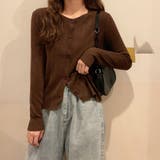 ニットカーディガン リブニット 羽織り | Miniministore | 詳細画像5