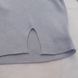 ニットトップス Vネック スリット入り | Miniministore | 詳細画像7 
