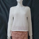 透かし編みニット メッシュニット 春秋冬 | Miniministore | 詳細画像11 