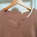 ショート丈トップス キーネック Tシャツ | Miniministore | 詳細画像11