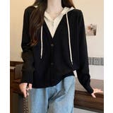 ニットパーカー ハーフジップ 長袖 | Miniministore | 詳細画像1