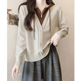 ニットパーカー ハーフジップ 長袖 | Miniministore | 詳細画像6