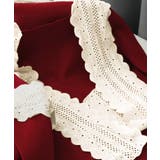 ニットトップス 刺しゅうレース ボウタイ | Miniministore | 詳細画像12 