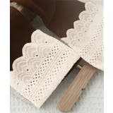 ニットトップス 刺しゅうレース ボウタイ | Miniministore | 詳細画像14 