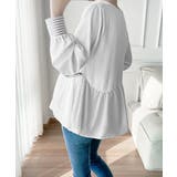 シャツブラウス 異素材 トップス 長袖 | Miniministore | 詳細画像6 