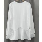 シャツブラウス 異素材 トップス 長袖 | Miniministore | 詳細画像8 