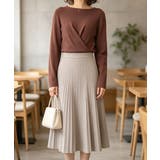ニットトップス 長袖 クロスニット 秋冬 | Miniministore | 詳細画像2