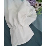 ブラウス 白黒 シャーリング ショート丈 | Miniministore | 詳細画像7 